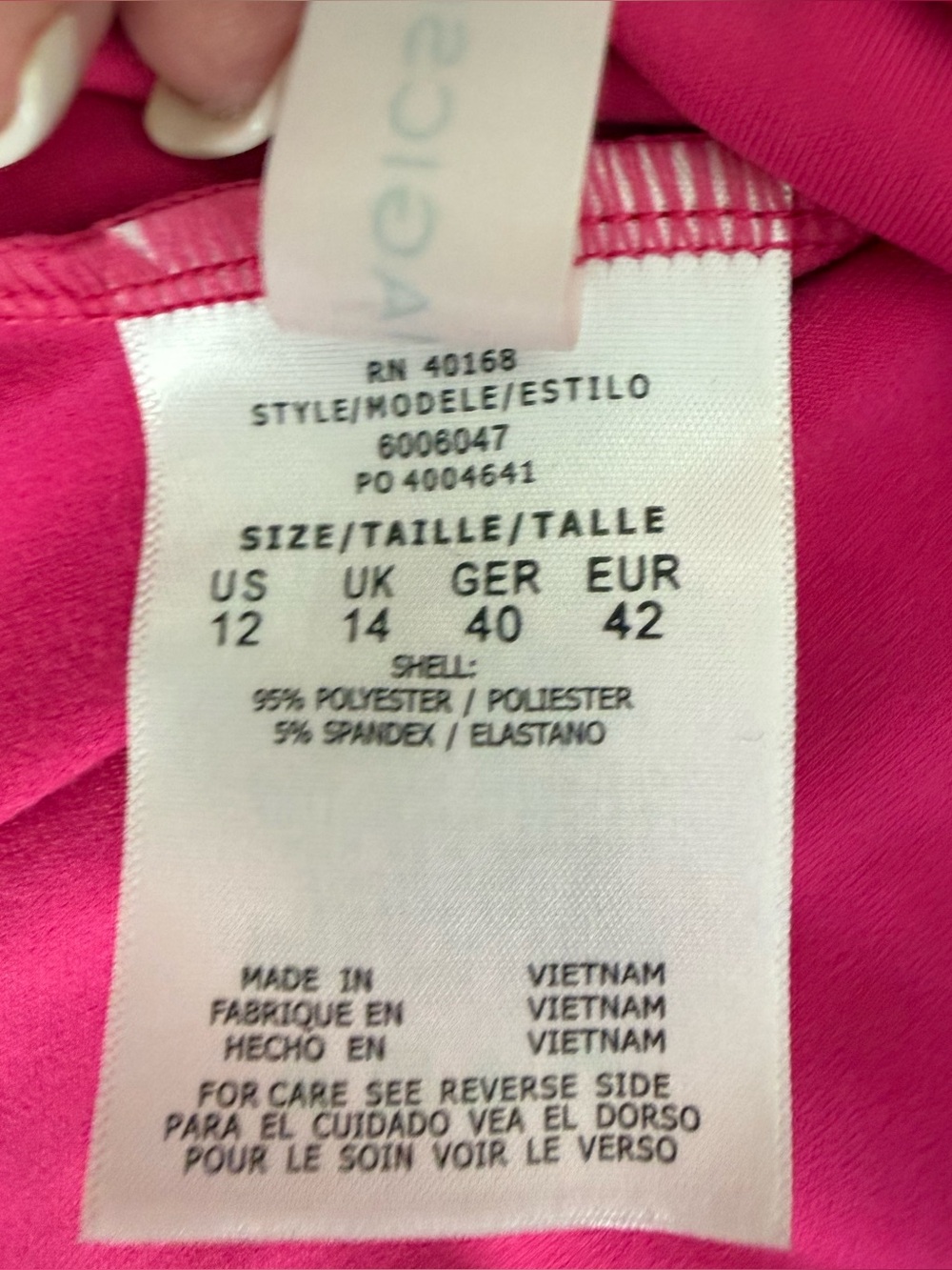 Fuchsia Tankini - Picture 5 of 6